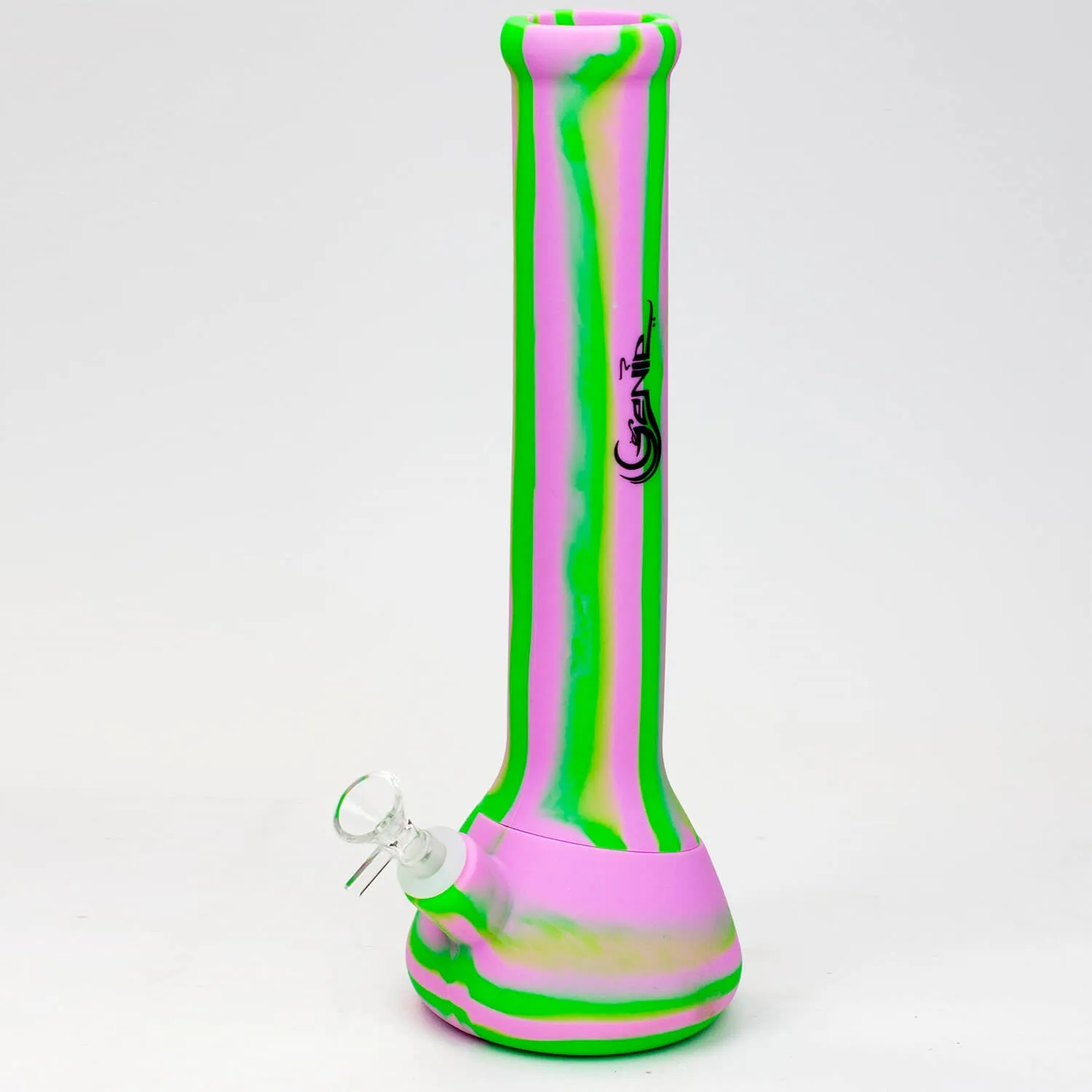 13" Stripe Silicone Bong