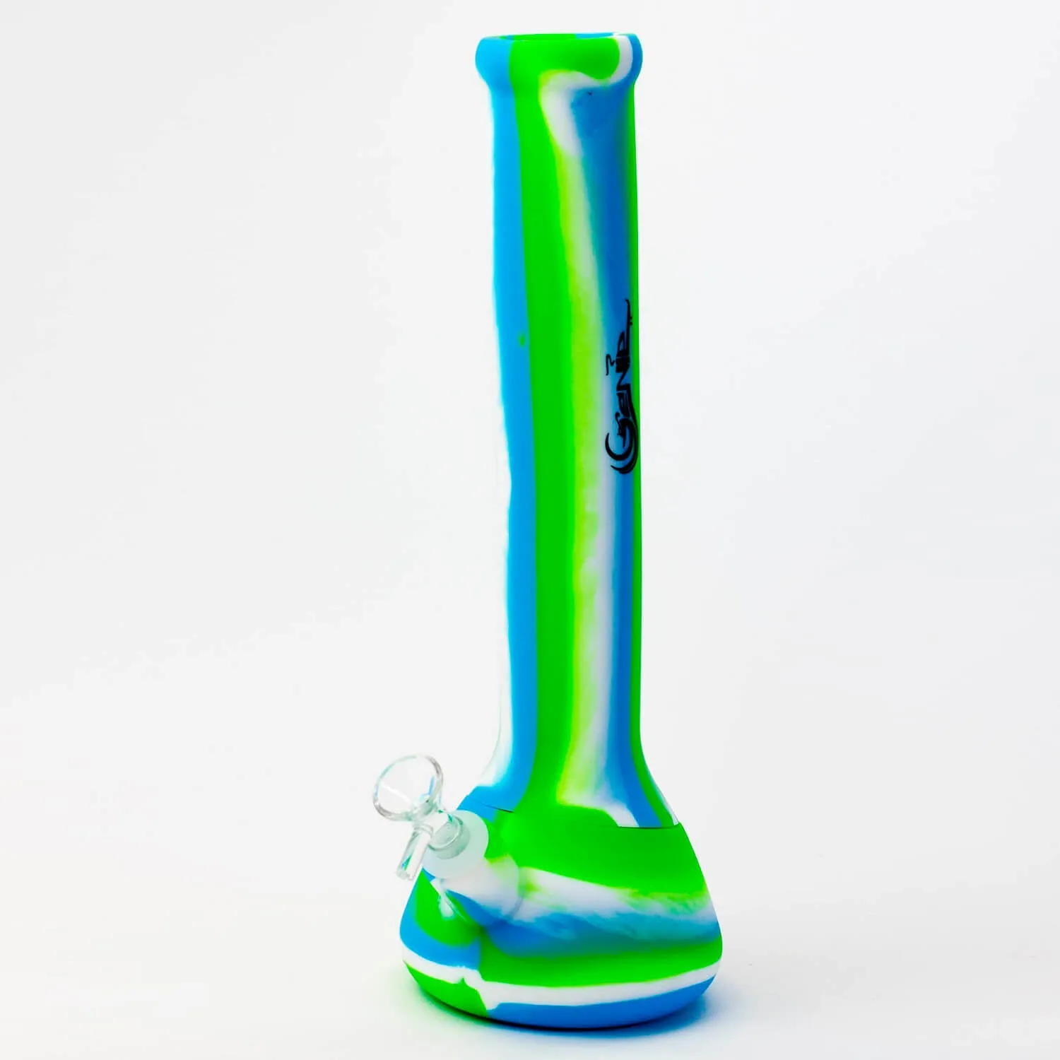 13" Stripe Silicone Bong