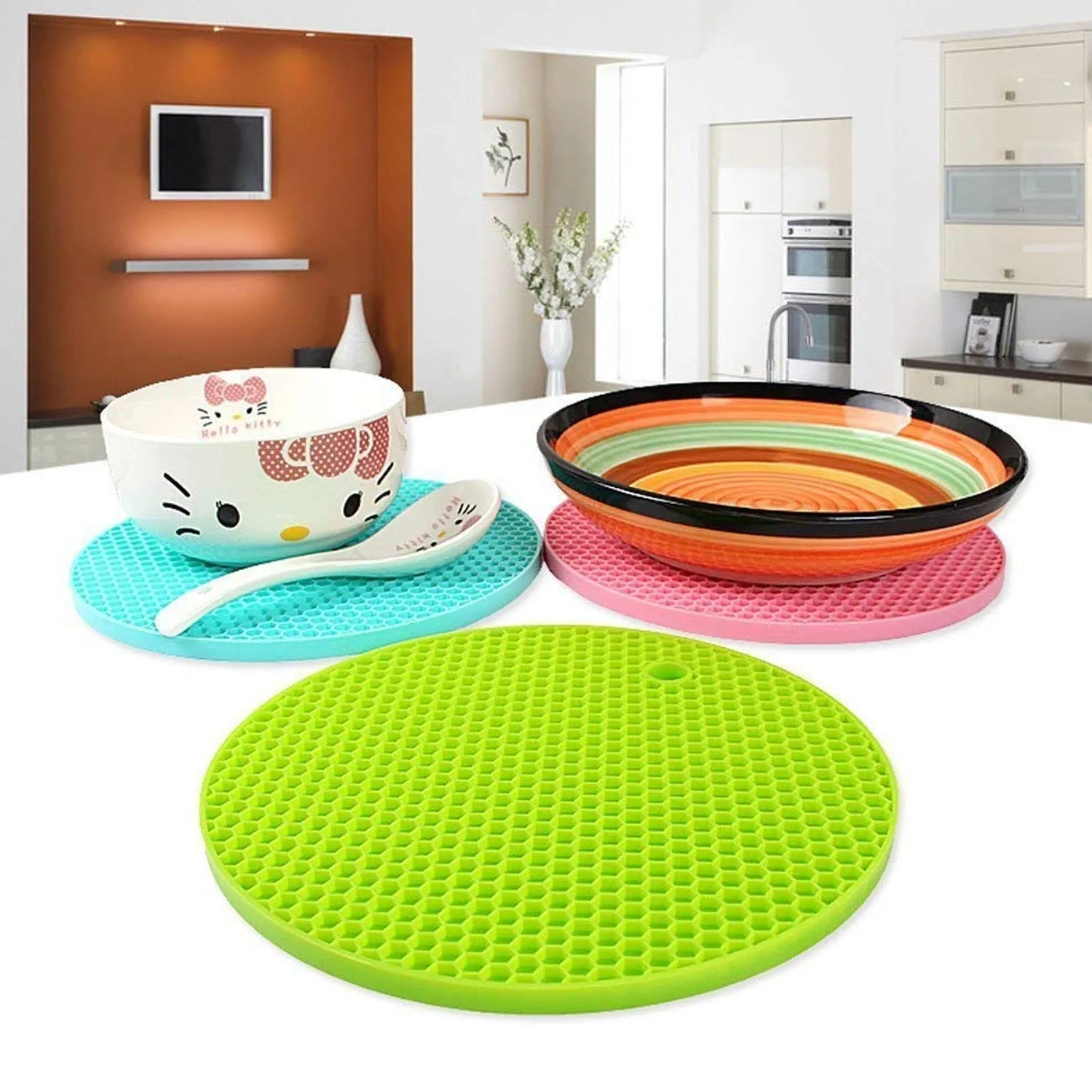 4778A Silicone Trivet for Hot Dish and Pot, Silicone Hot Pads ( 1 pcs )