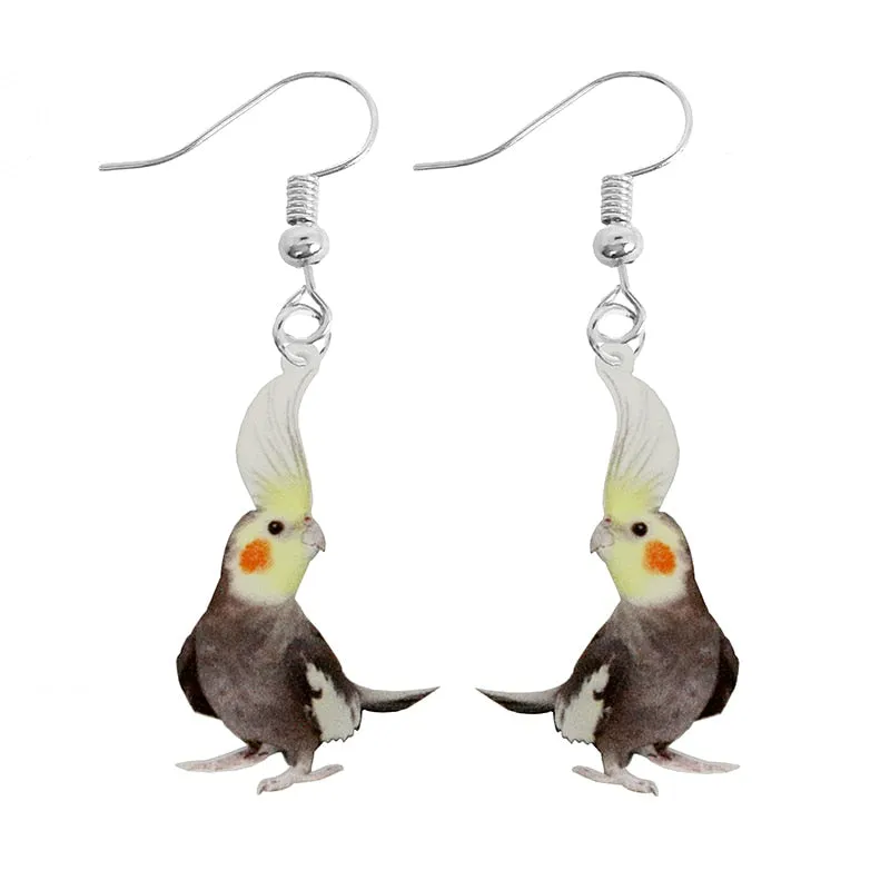 Artistic Parrot earrings