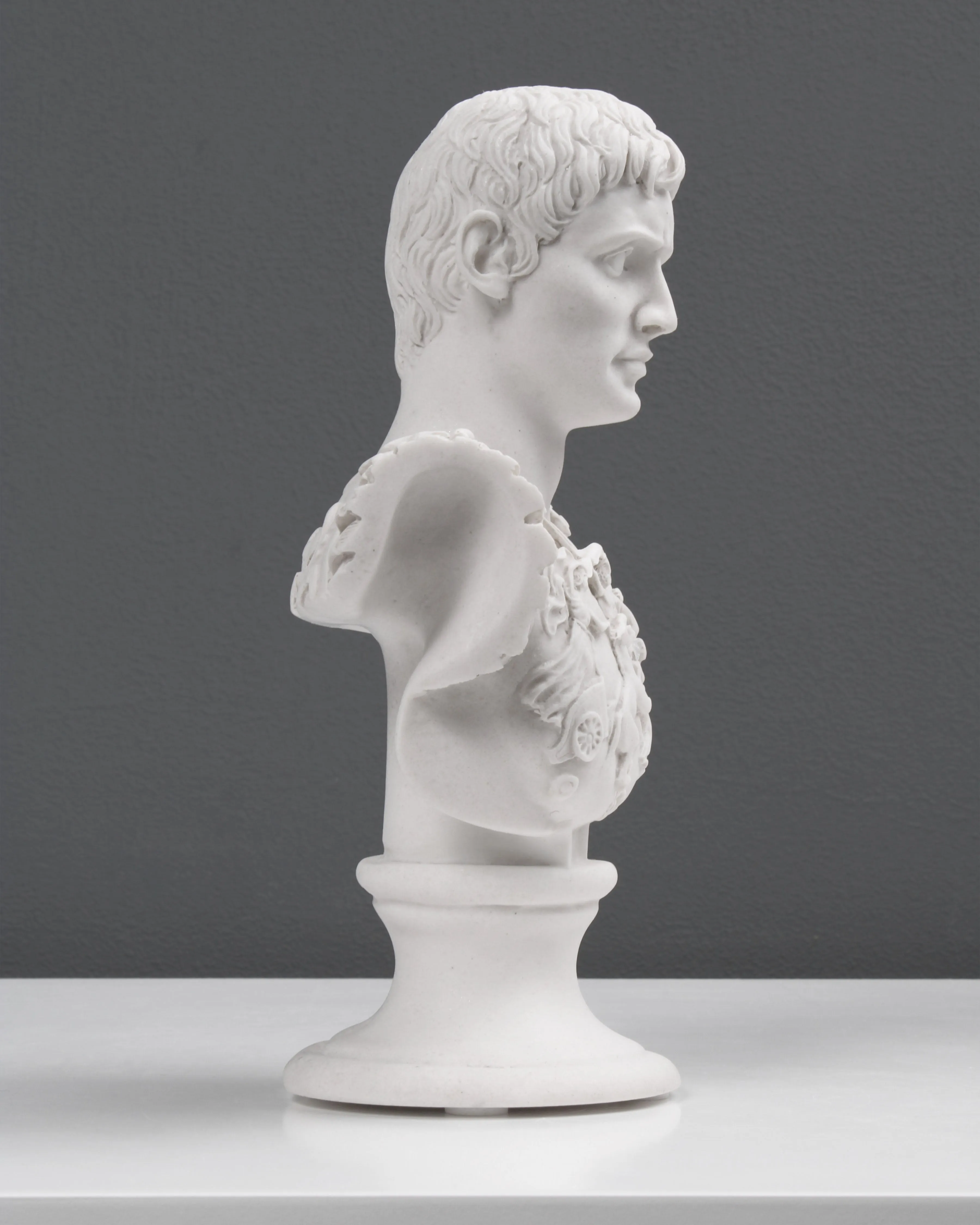 Augustus Caesar Bust as Centurion of Primaporta Sculpture (Small)