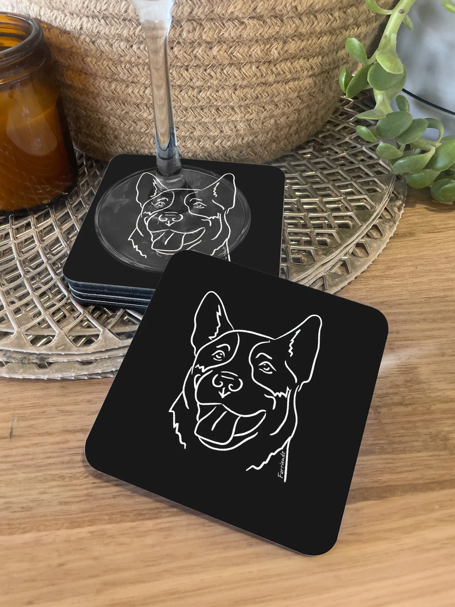 Australian Cattle Dog Coaster