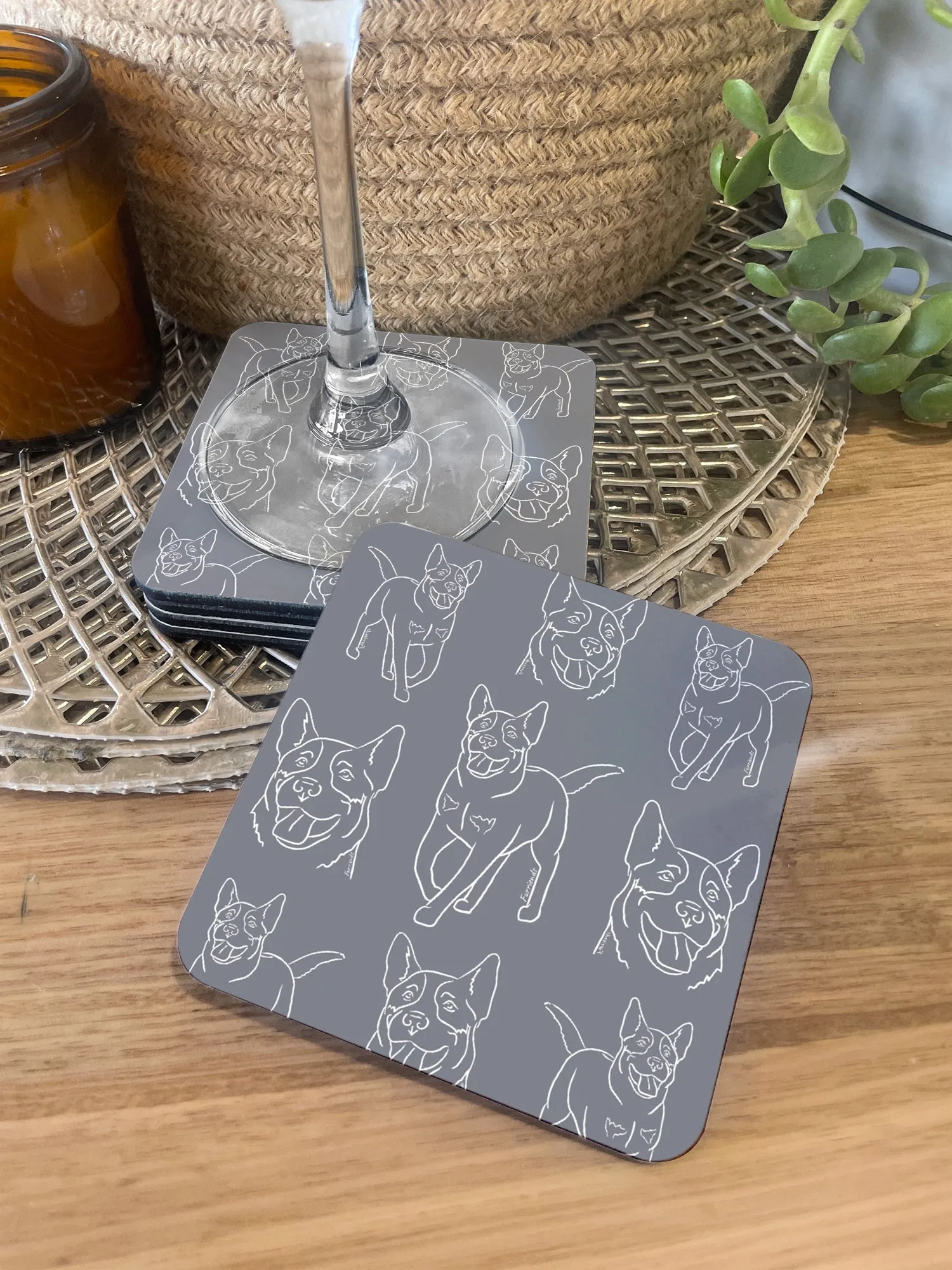 Australian Cattle Dog Coaster