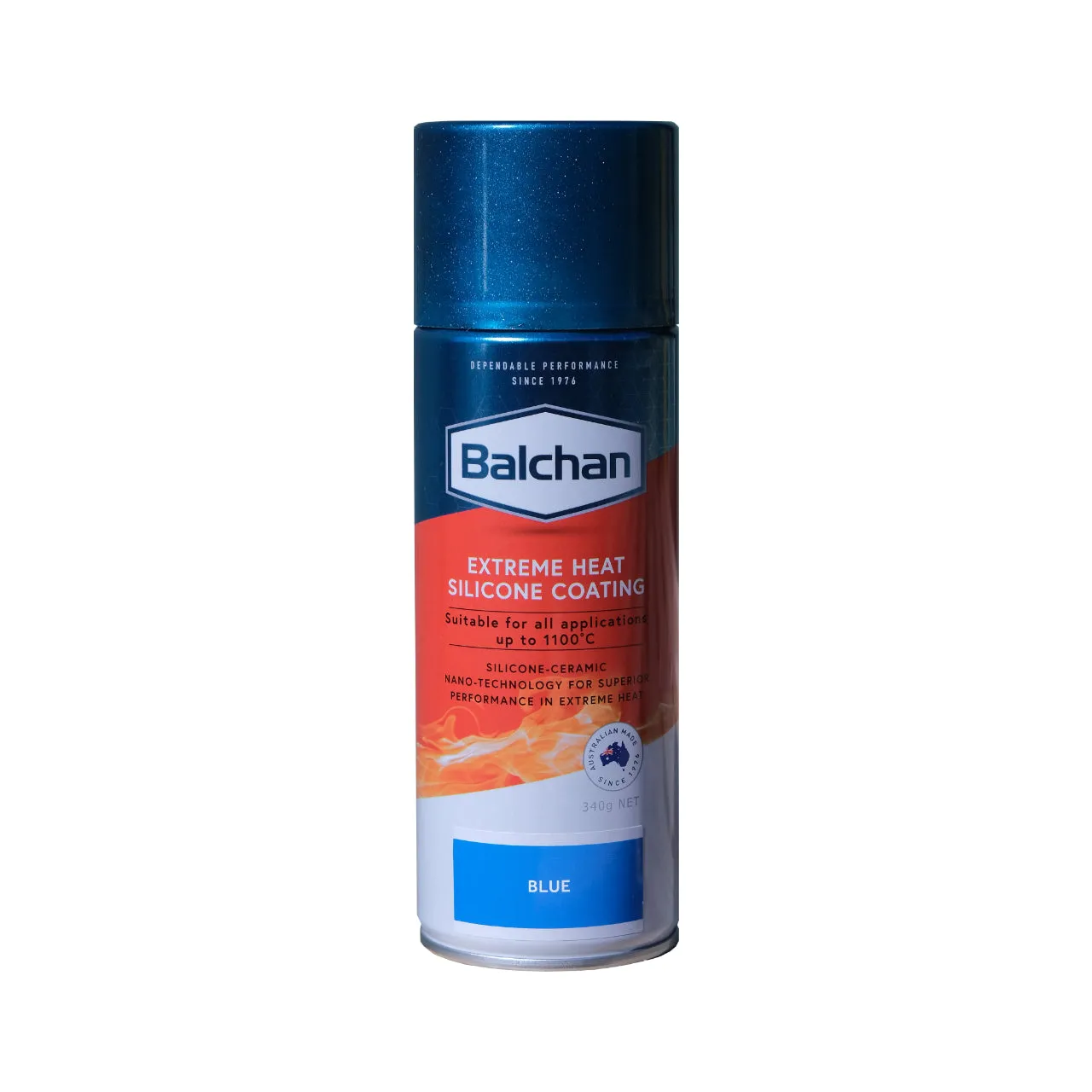 Balchan Extreme High Heat Silicone Coating Paint - Blue - BAL101007