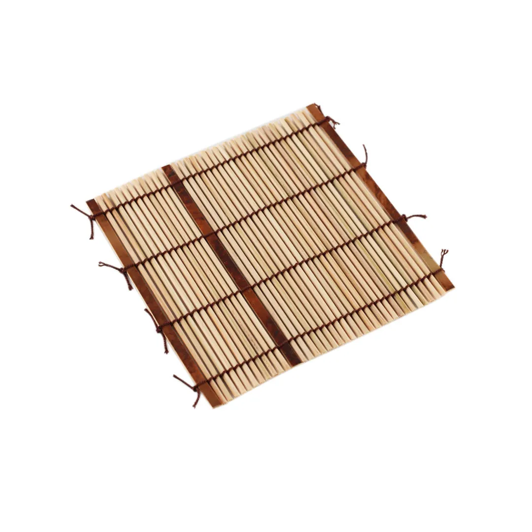 Bamboo Sudare Coaster Light Brown 4.3" x 4.3"