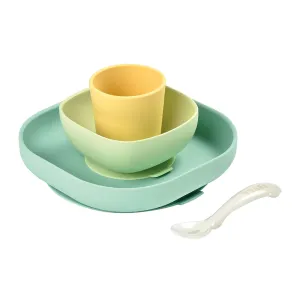 Beaba Silicone Meal Set - Yellow