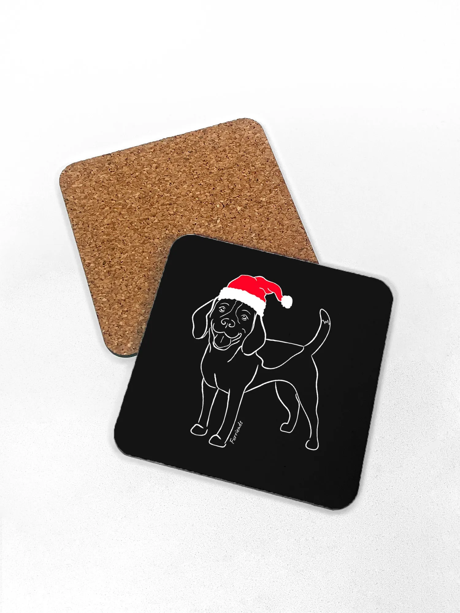 Beagle Christmas Edition Coaster