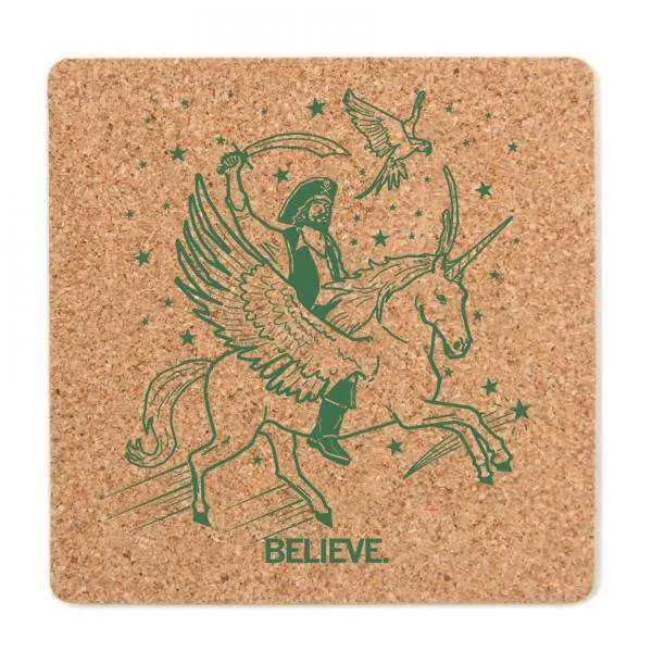 Believe Cork Coaster