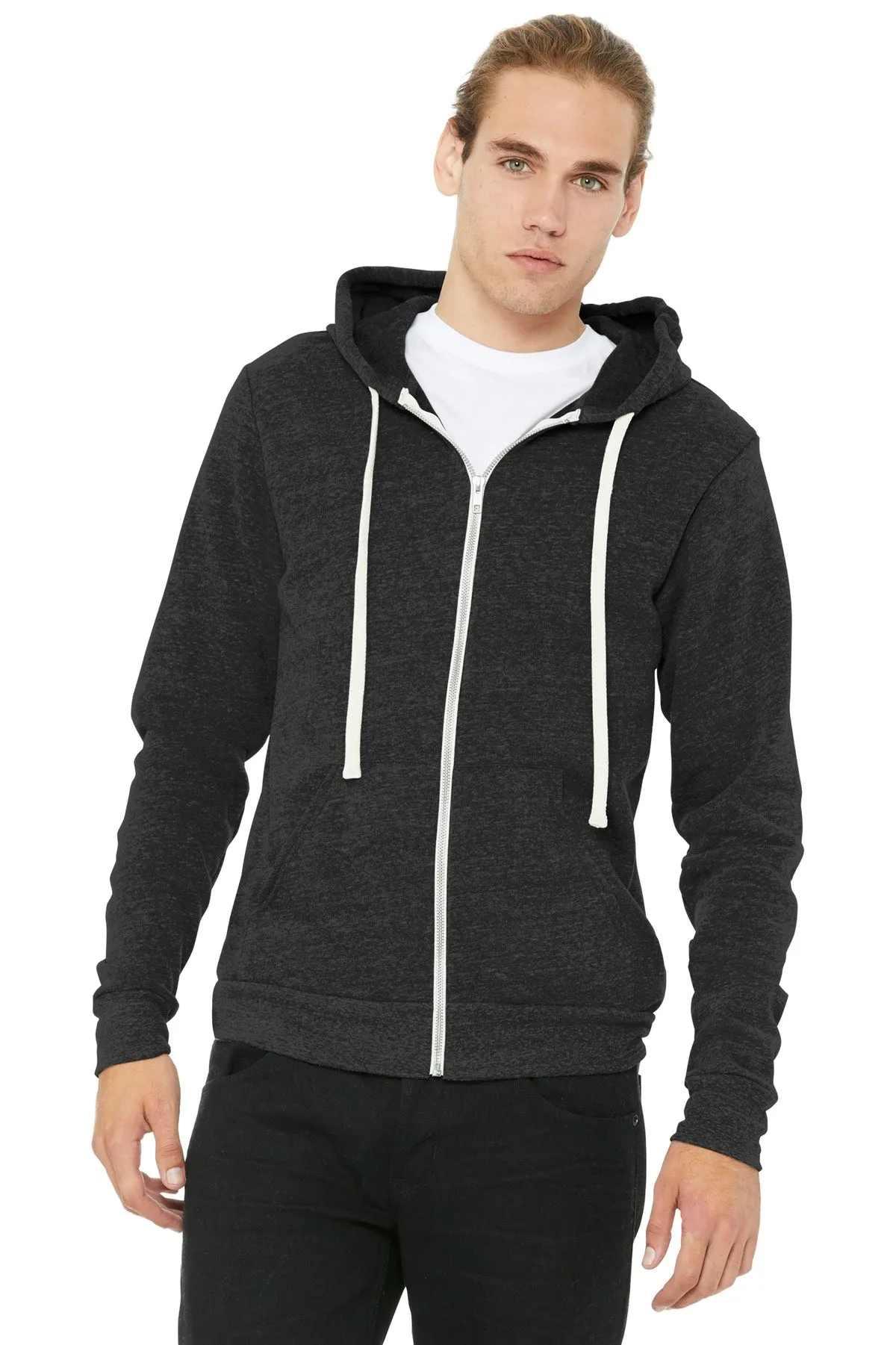 BELLA CANVAS ® Unisex Triblend Sponge Fleece Full-Zip Hoodie. BC3909