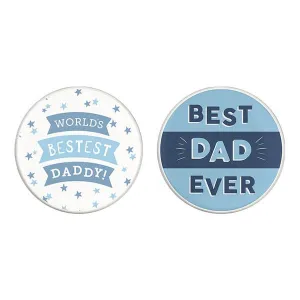 Best Dad Ever Novelty Ceramic Coaster