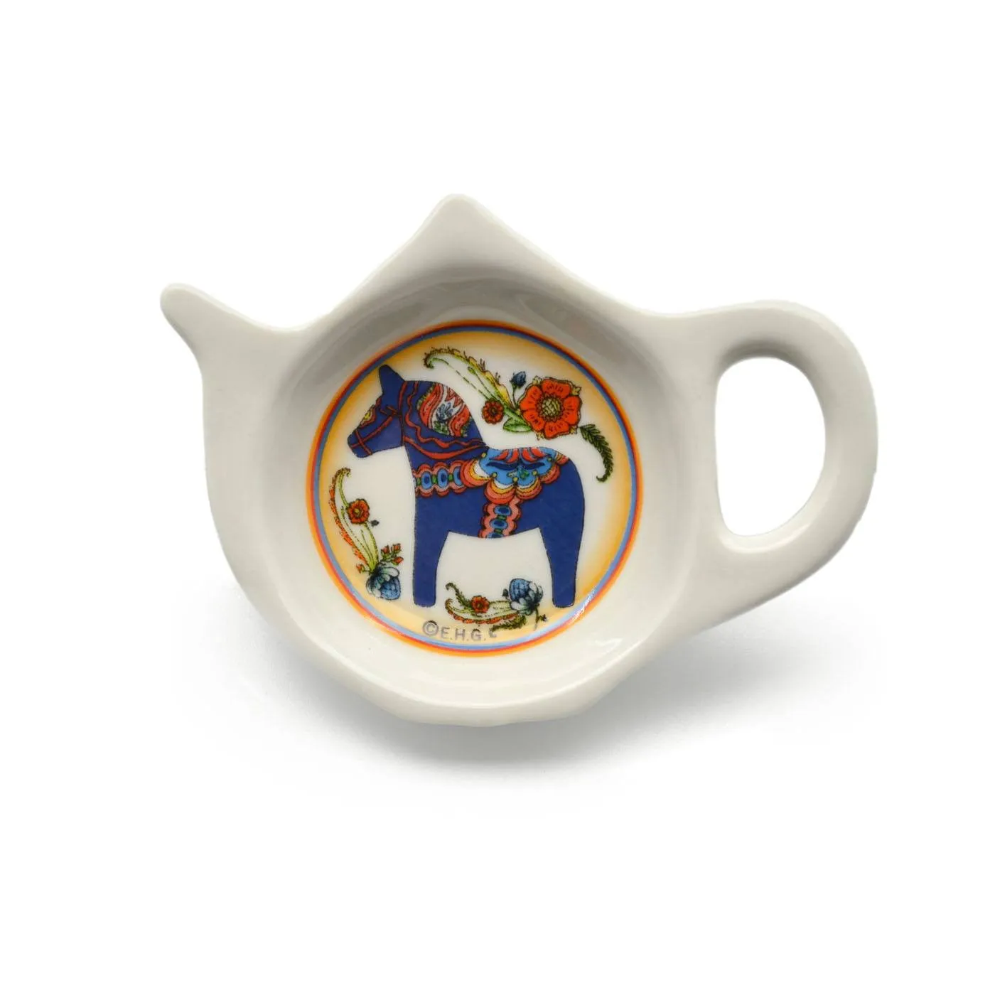 Blue Dala Horse Decorative Teapot Magnet