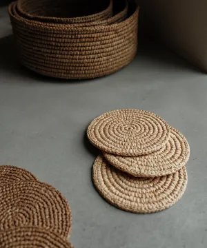 Braided Raffia Coaster