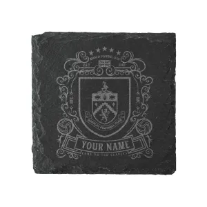 Burnley Coat Of Arms Slate Coaster