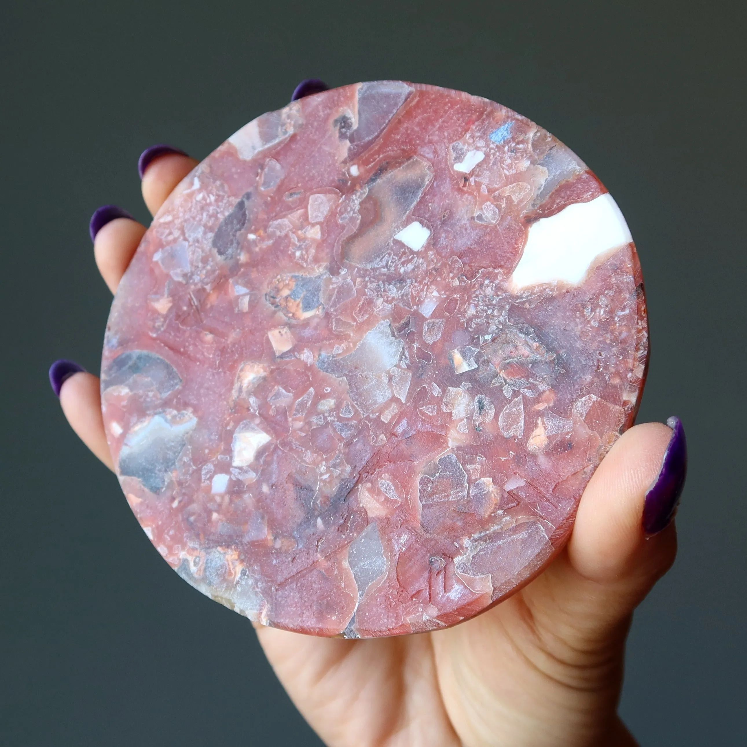 Carnelian Charger Circle Coaster