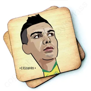 Casemiro Character Wooden Coaster - RWC1