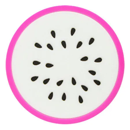 Colorful Cute Silicone Fruits Coaster Novelty Cup Cushion Holder Home Dining Room Decor Drink Placement Mat 7 Styles