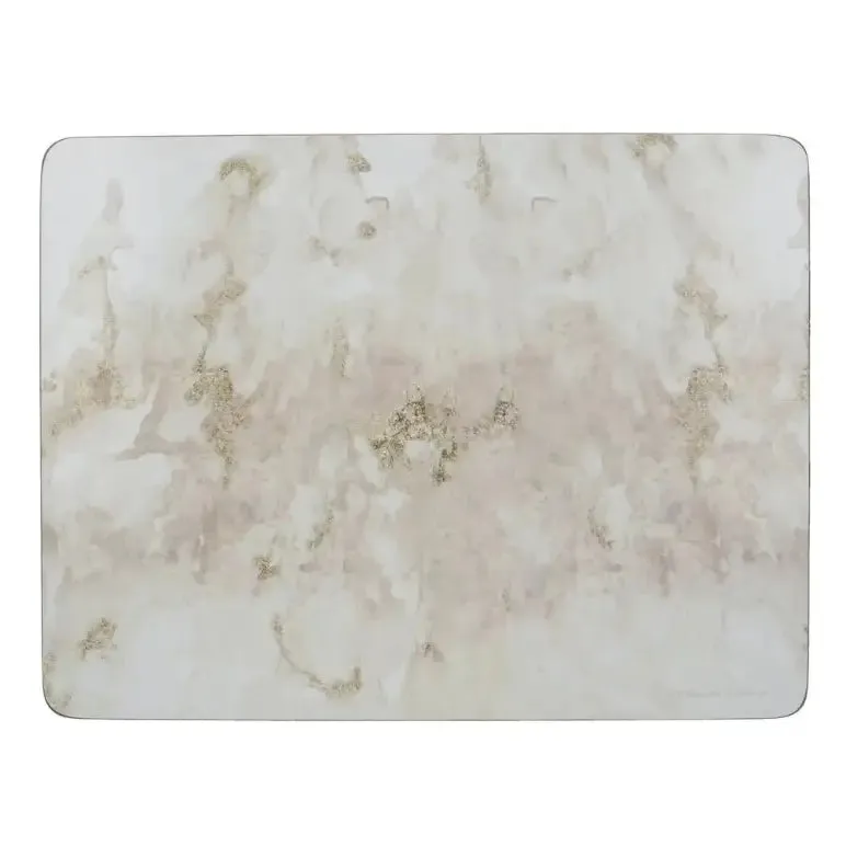 Creative Tops Grey Marble Pack Of 6 Premium Coasters/Placemats