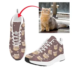 Custom Cat Photo Sneakers