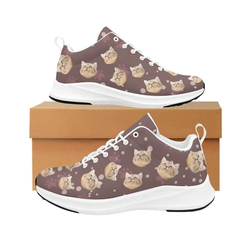 Custom Cat Photo Sneakers