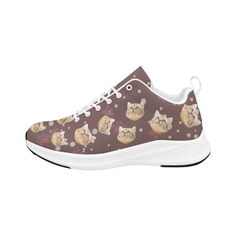 Custom Cat Photo Sneakers