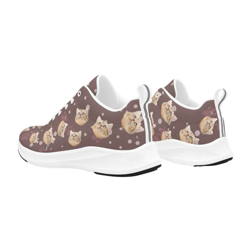 Custom Cat Photo Sneakers