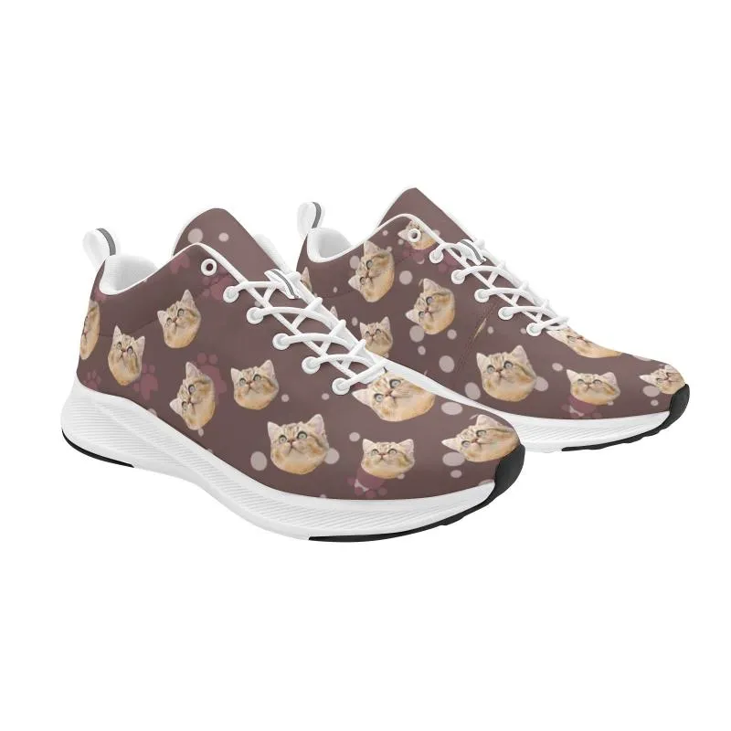 Custom Cat Photo Sneakers