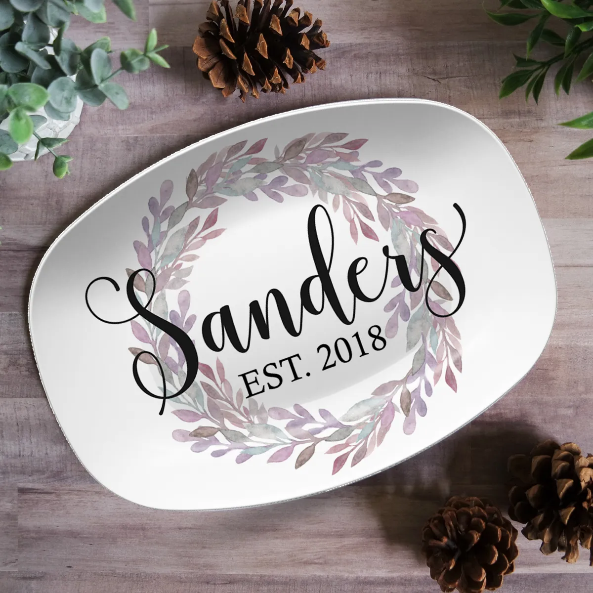 Custom Farmhouse Personalized Platters