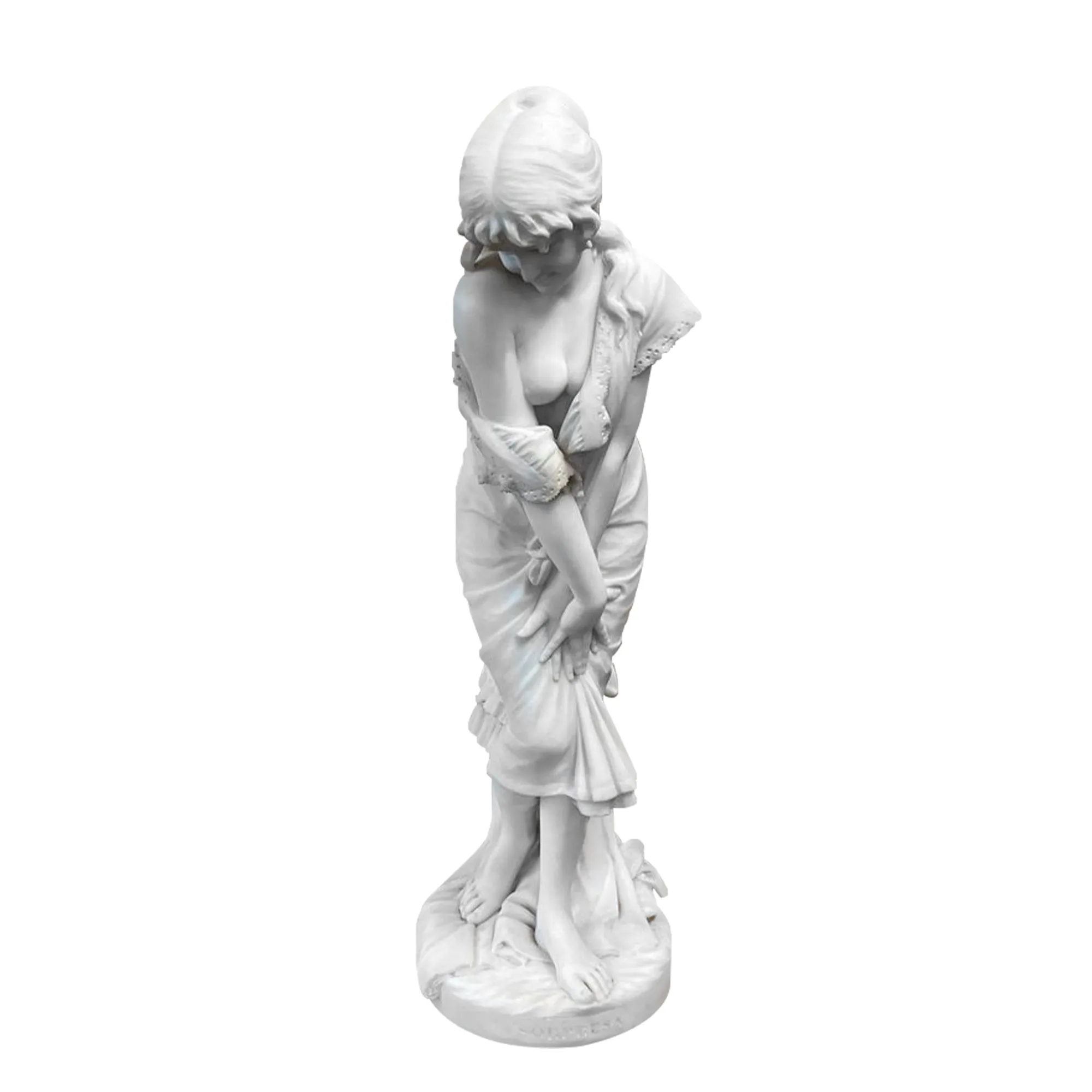 FINEST White Marble Cesare Lapini Sculpture FM-059