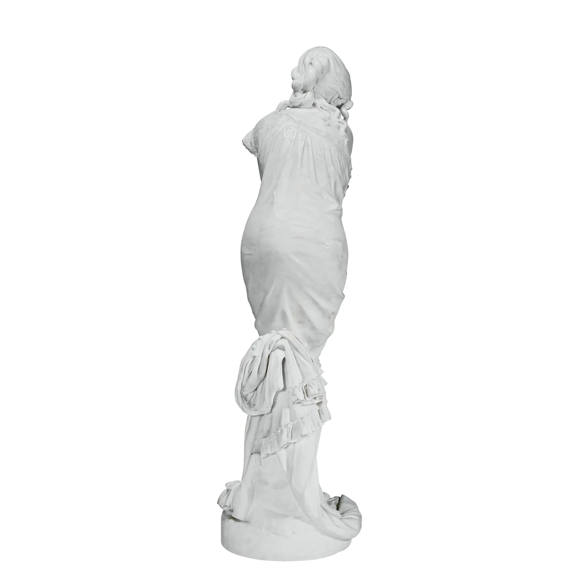 FINEST White Marble Cesare Lapini Sculpture FM-059