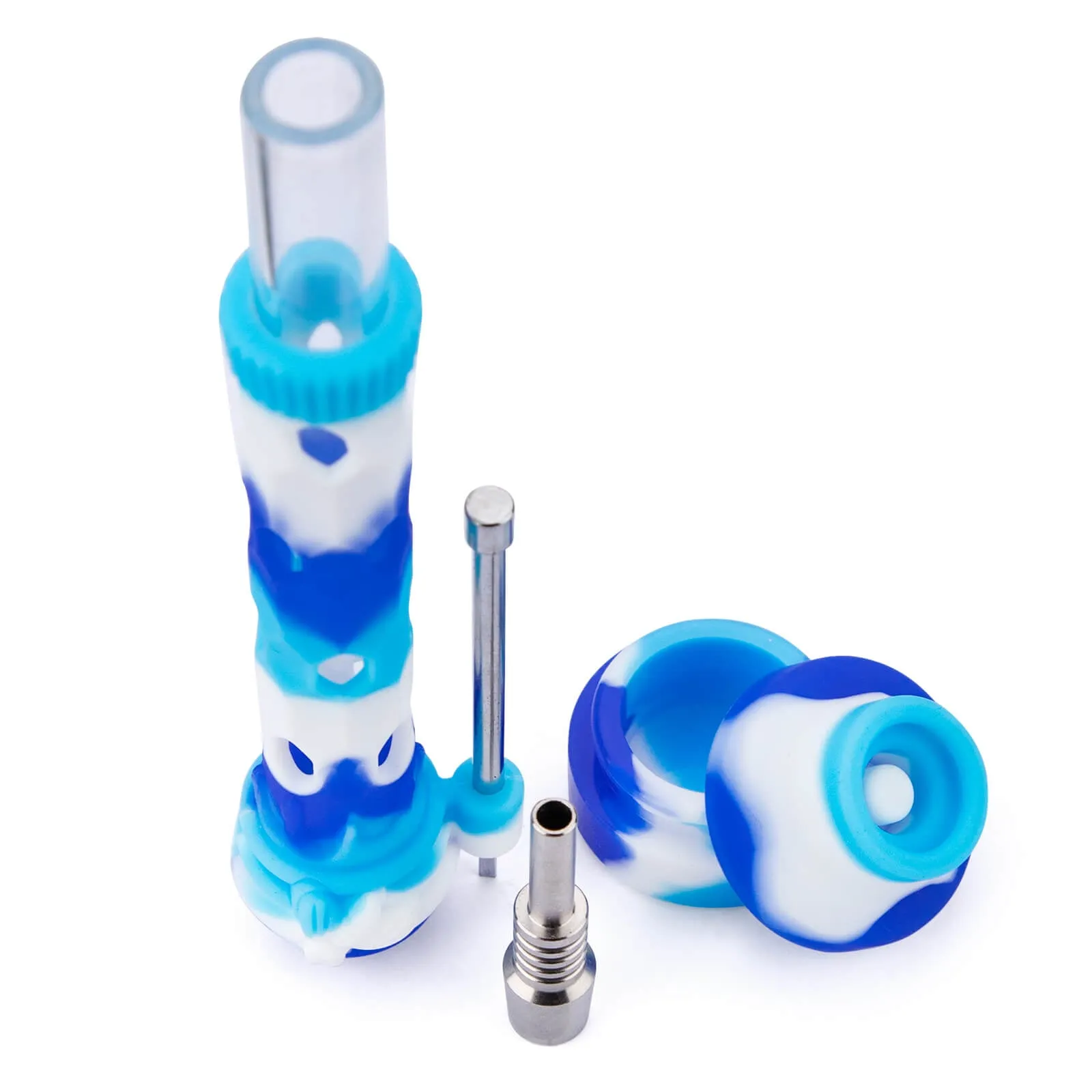 Glass Nectar Collector With Silicone Cover