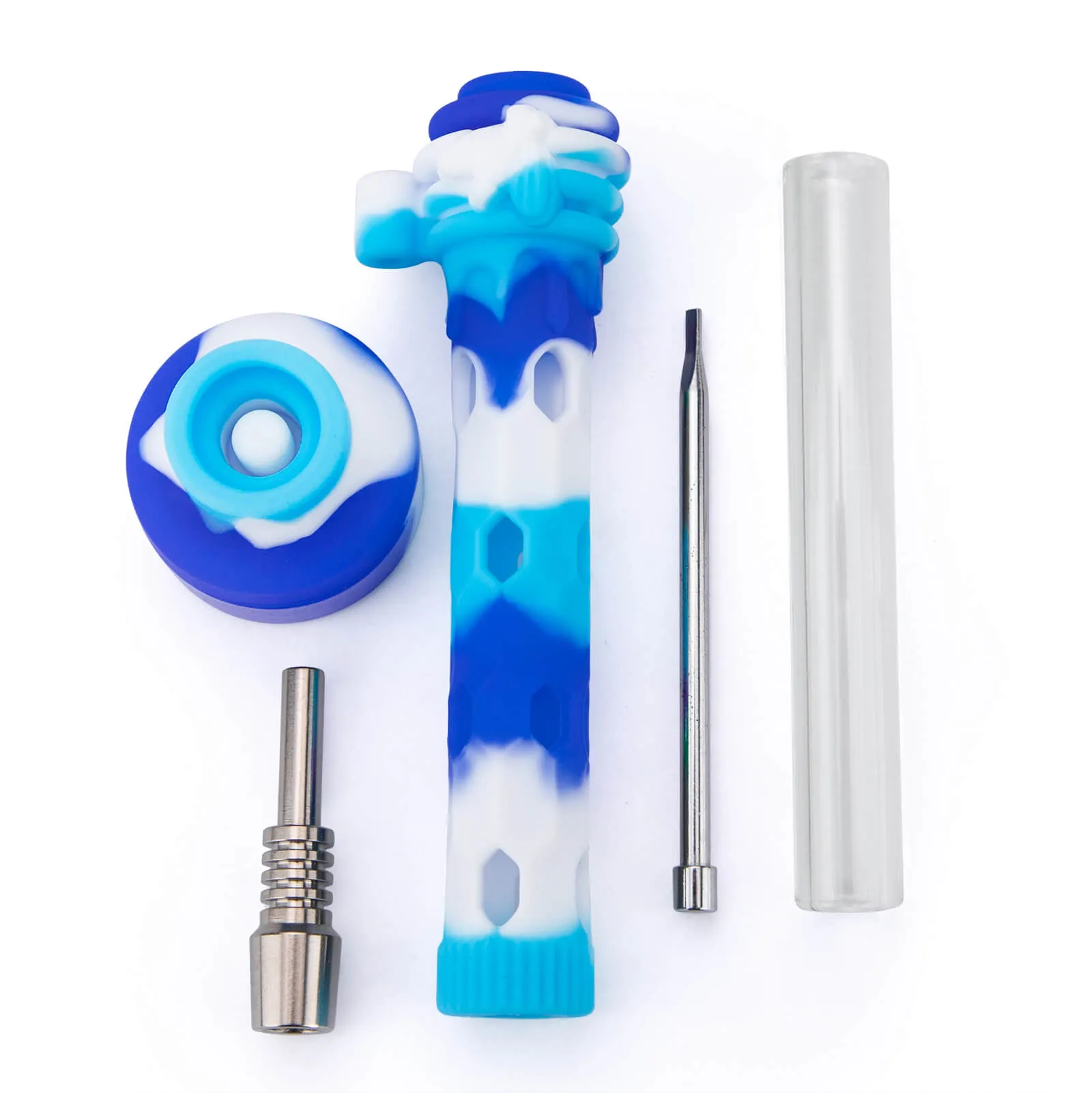 Glass Nectar Collector With Silicone Cover