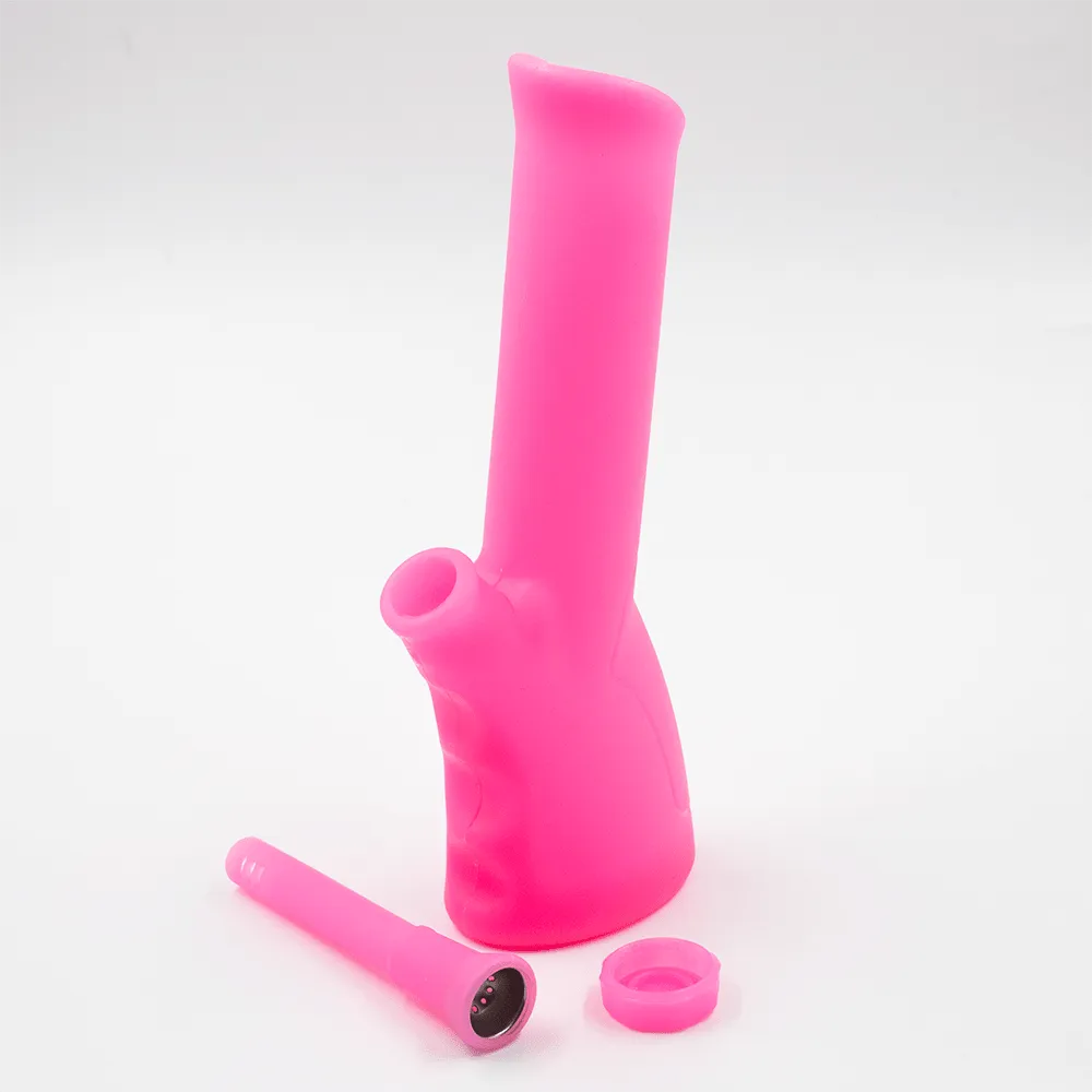 Gripper Glow Silicone Bong - Pink