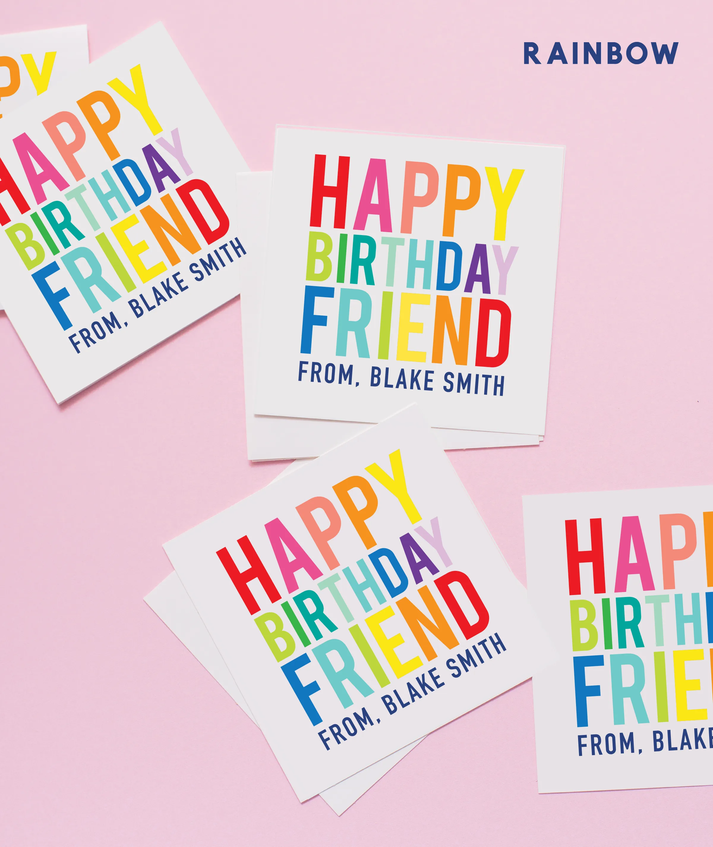 Happy Birthday Friend Stickers