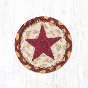 IC-357 Burgundy Star Individual Coaster