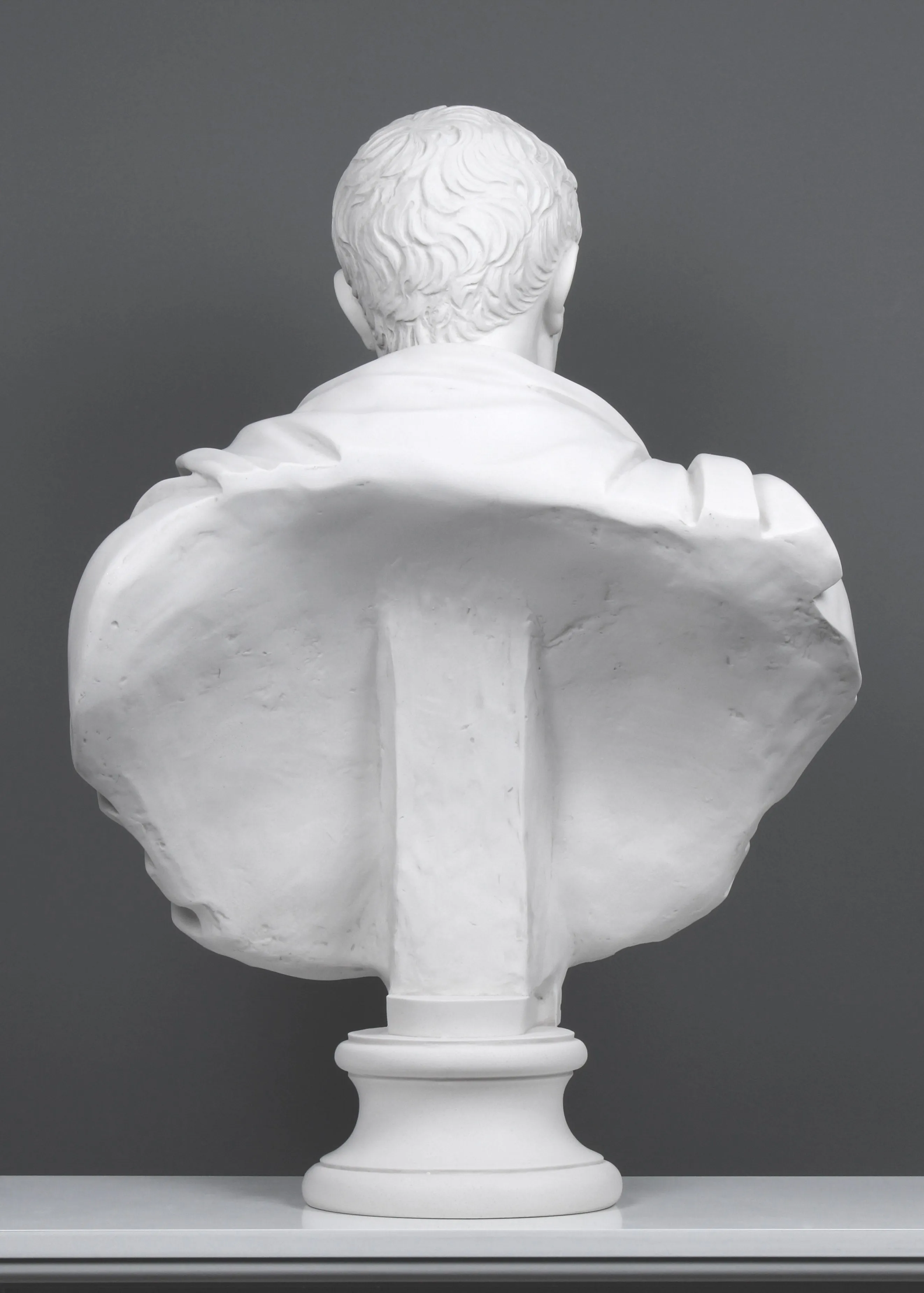 Julius Caesar Bust Sculpture (in Toga)