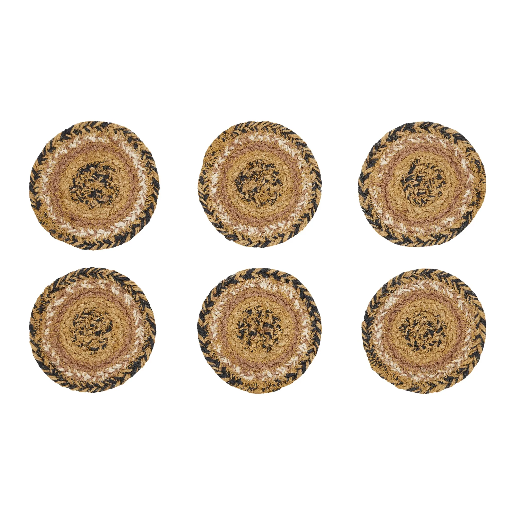 Kettle Grove Jute Coaster Set of 6