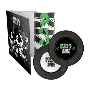 KISS Me Vinyl Coaster Set