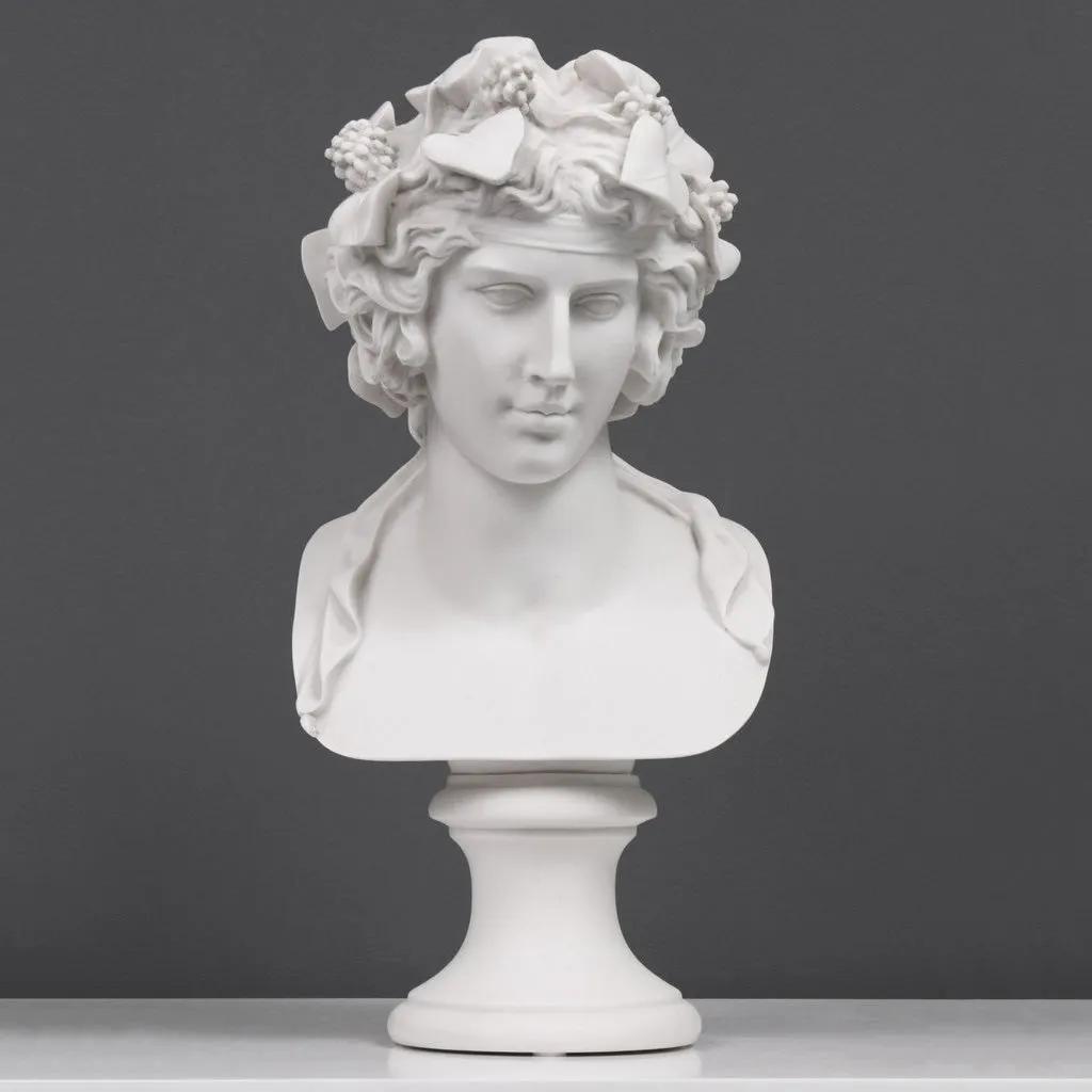 Lansdowne Antinous Bust Sculpture (as Dionysus)