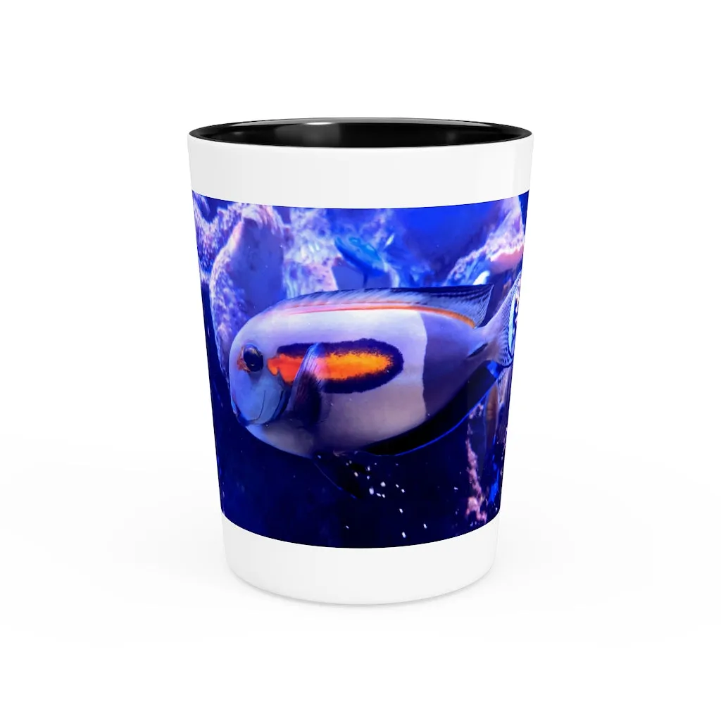 Light White Fish Shot Glass