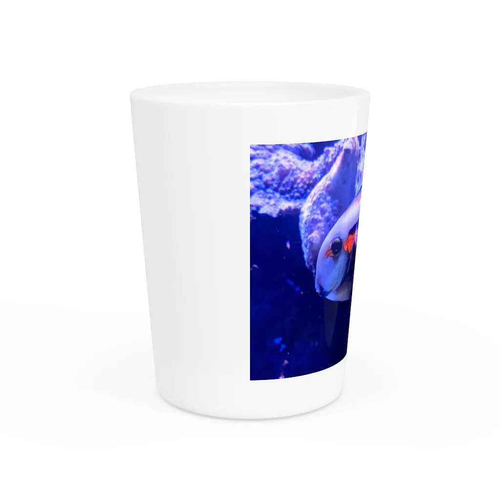 Light White Fish Shot Glass