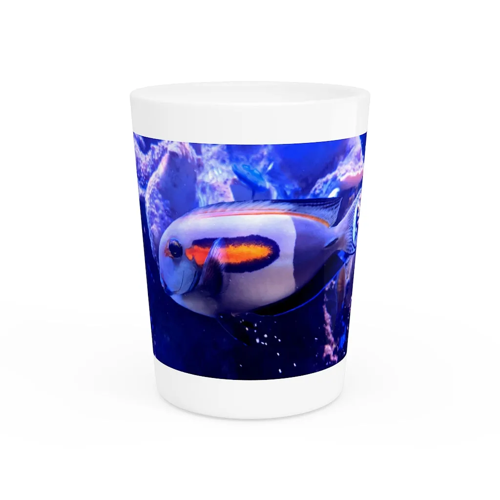 Light White Fish Shot Glass