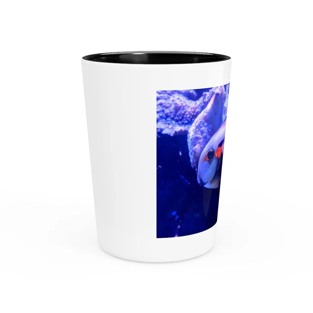 Light White Fish Shot Glass