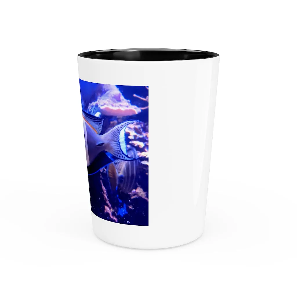 Light White Fish Shot Glass