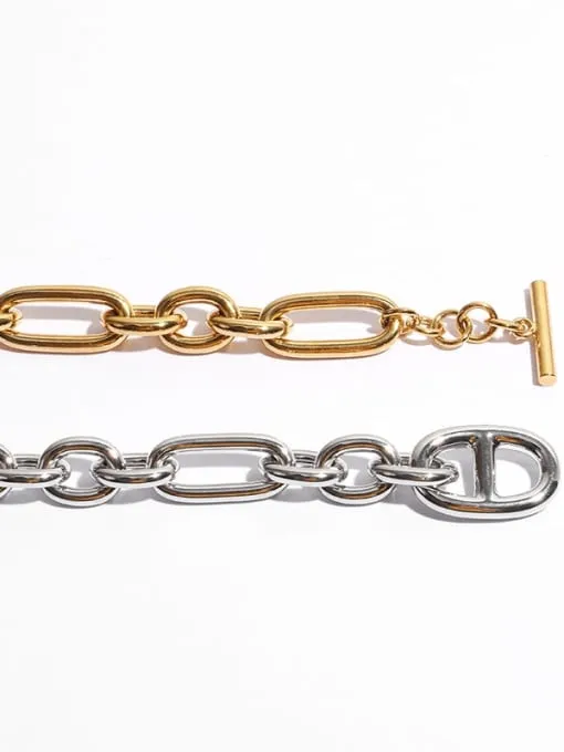 Link Chain Bracelet- 2 Colors