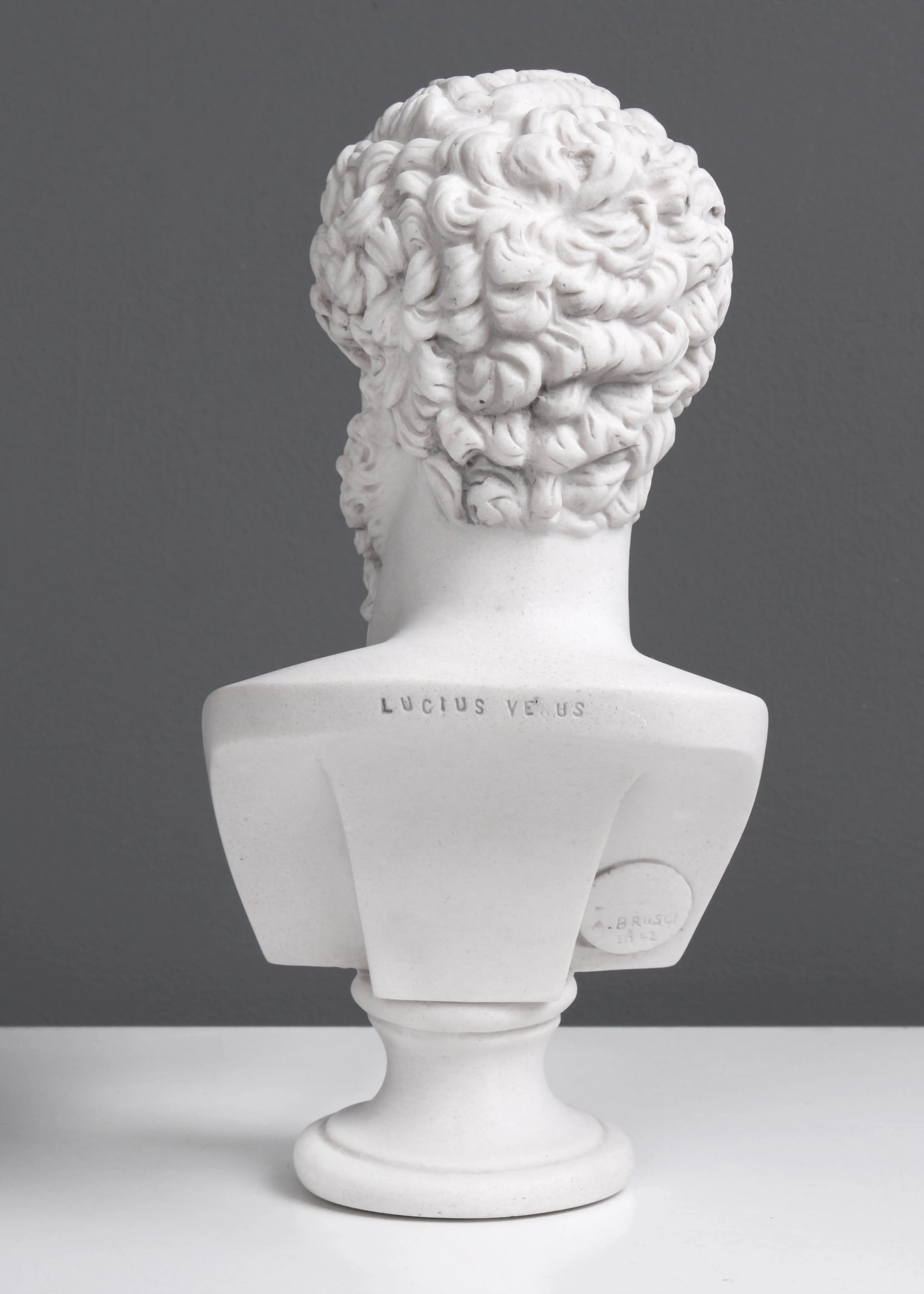 Lucius Verus Bust Sculpture - Roman Emperor (Small)