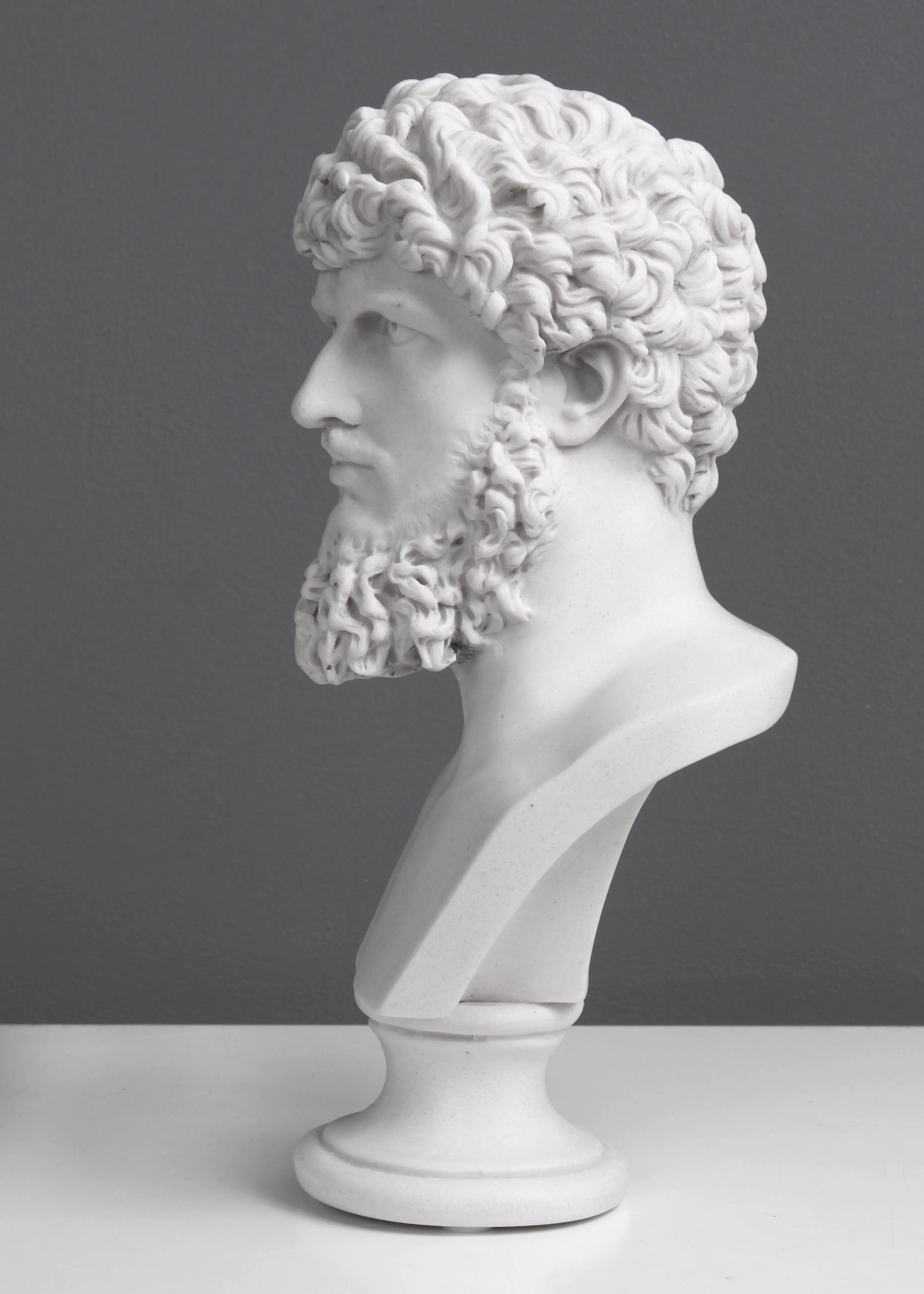 Lucius Verus Bust Sculpture - Roman Emperor (Small)