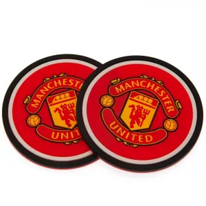 Manchester United 2pk Coaster Set