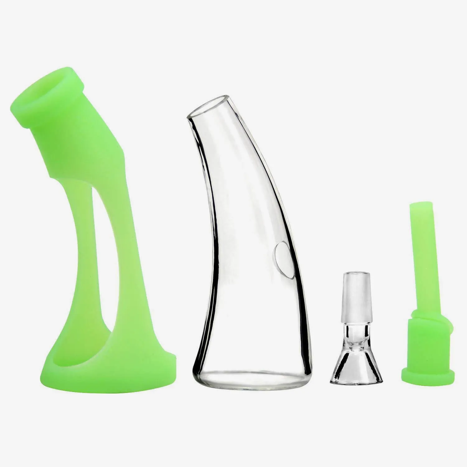 Mini Silicone Glass Horn