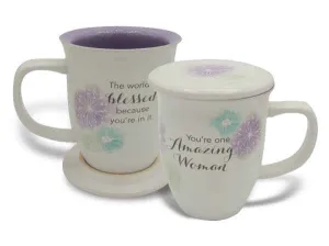 Mug & Coaster Set - Amazing Woman