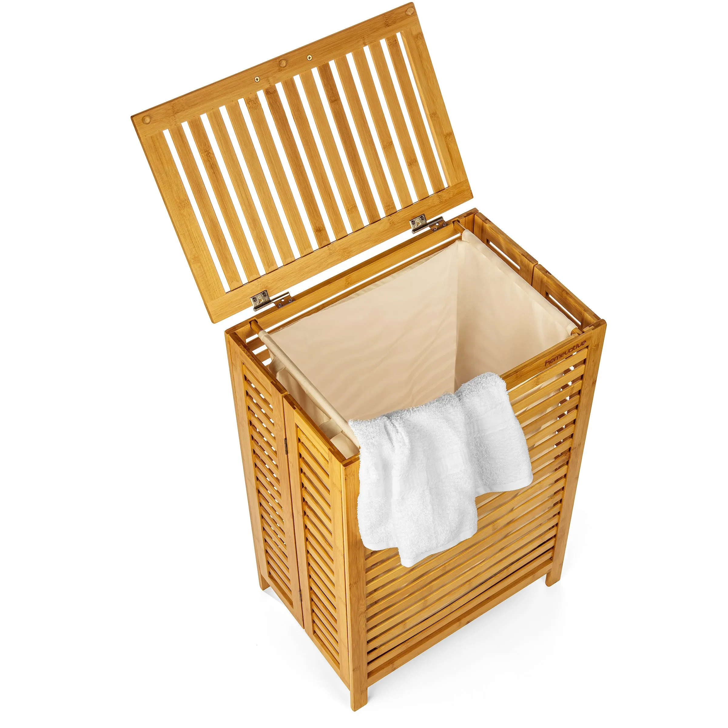 Natural Bamboo Laundry Hamper